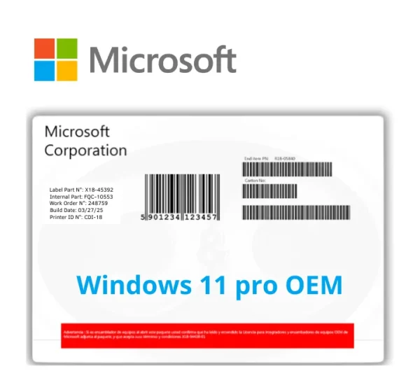 Licencia Windows 11 Pro OEM Vitalicia Equipo Nuevo - Image 2